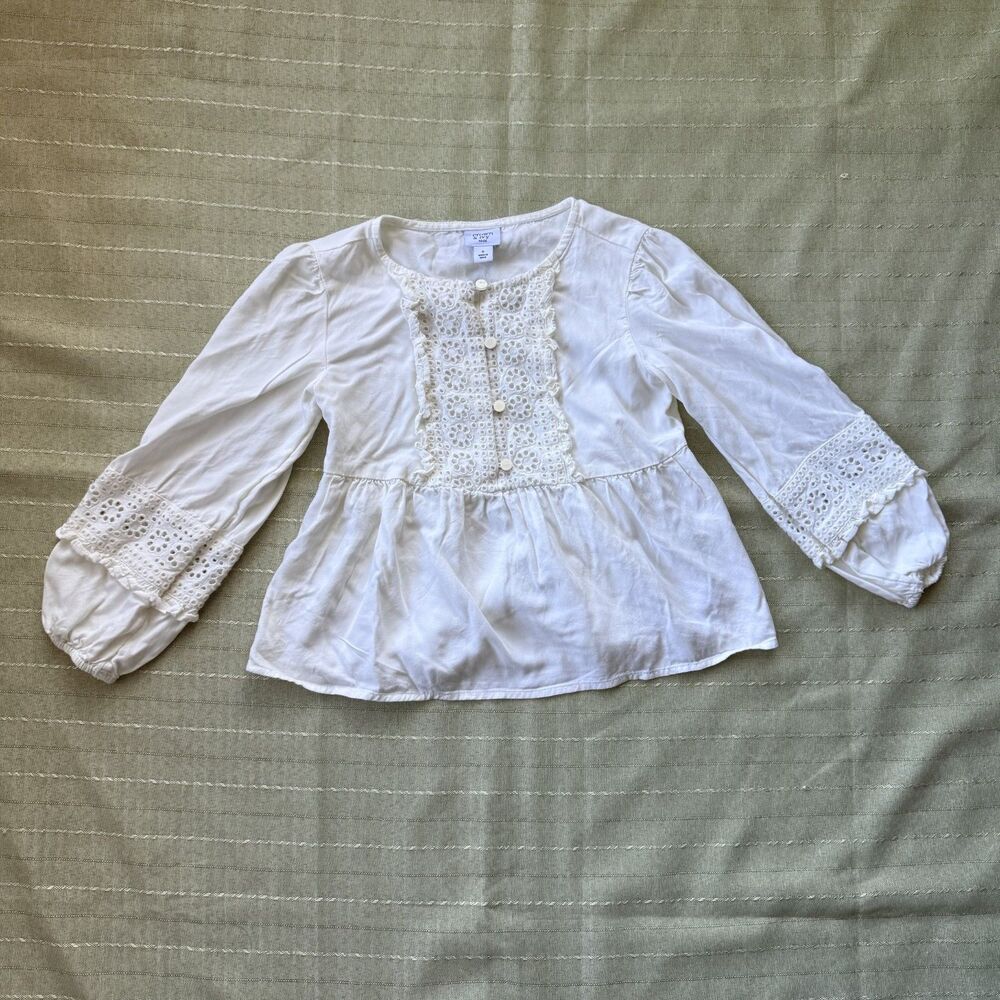 Crown and Ivy long sleeve blouse kids size 6